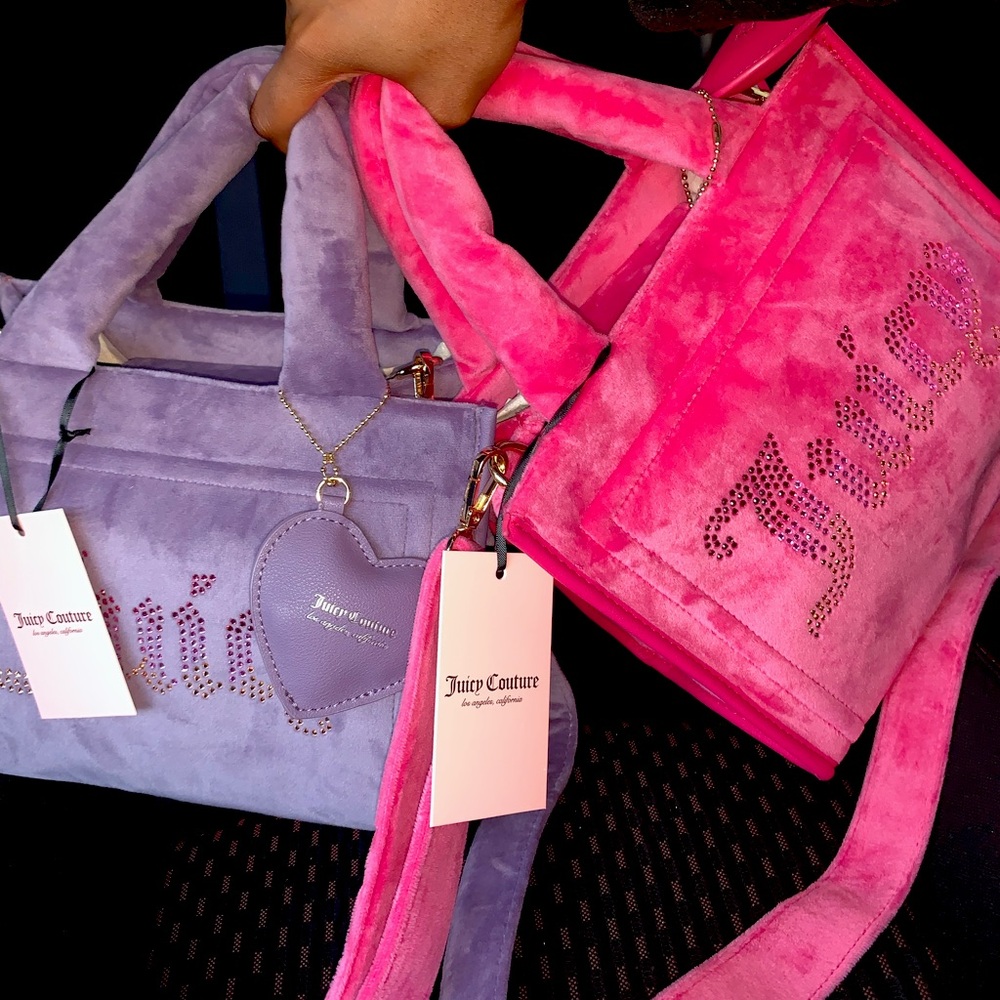 Juicy couture velour tote bag (SOLD SEPERATELY)